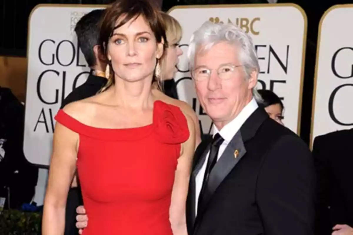 Los actores Carey Lowell y Richard Gere