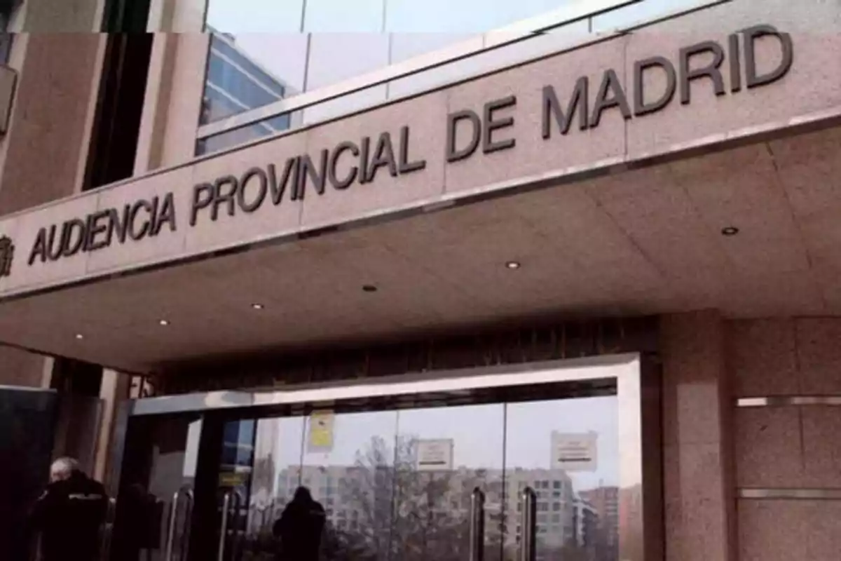 Fachada de la Audiencia Provincial de Madrid.