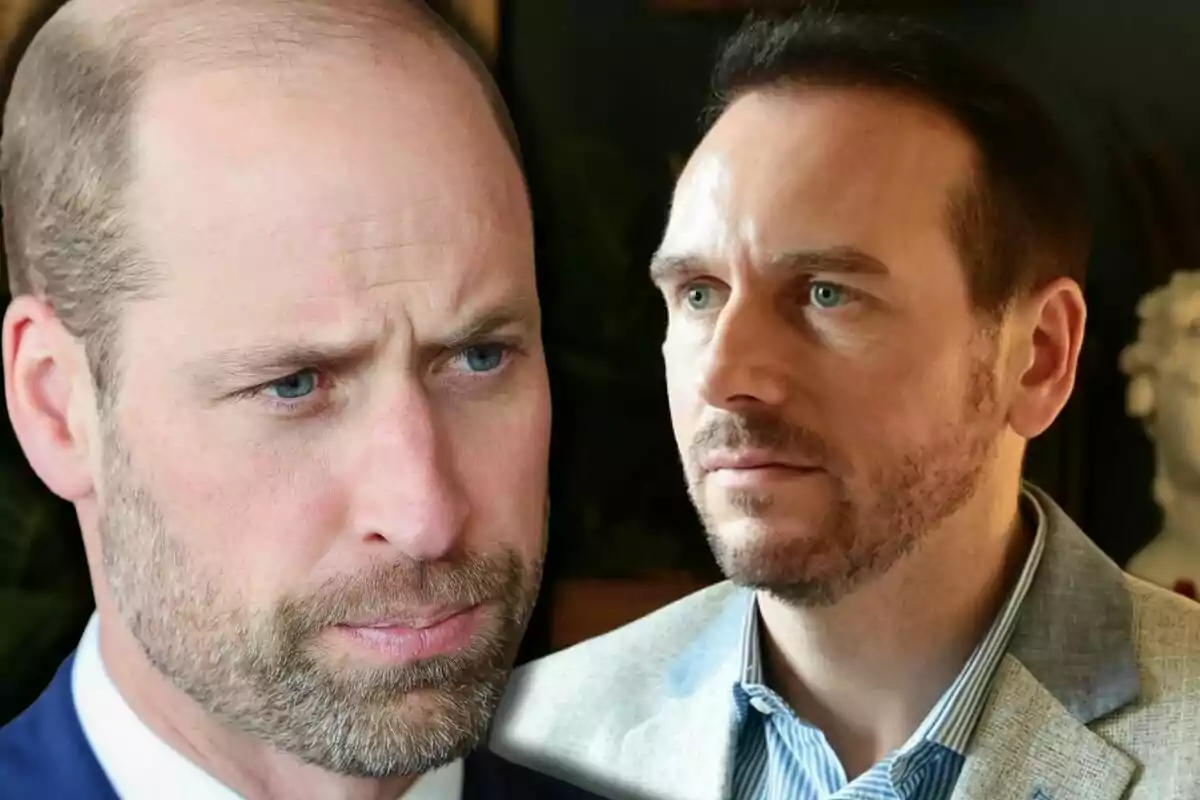 Two men with beards and serious expressions, one bald and the other with dark hair, both dressed formally. Two men with beards and serious expressions, one bald and the other with dark hair, both dressed formally.