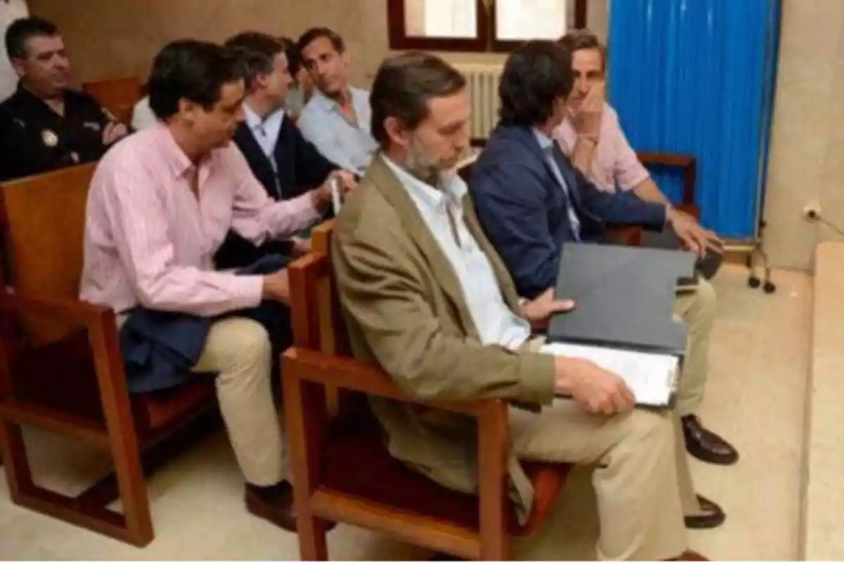 Los seis hijos varones de José María Ruiz-Mateos en un juicio.