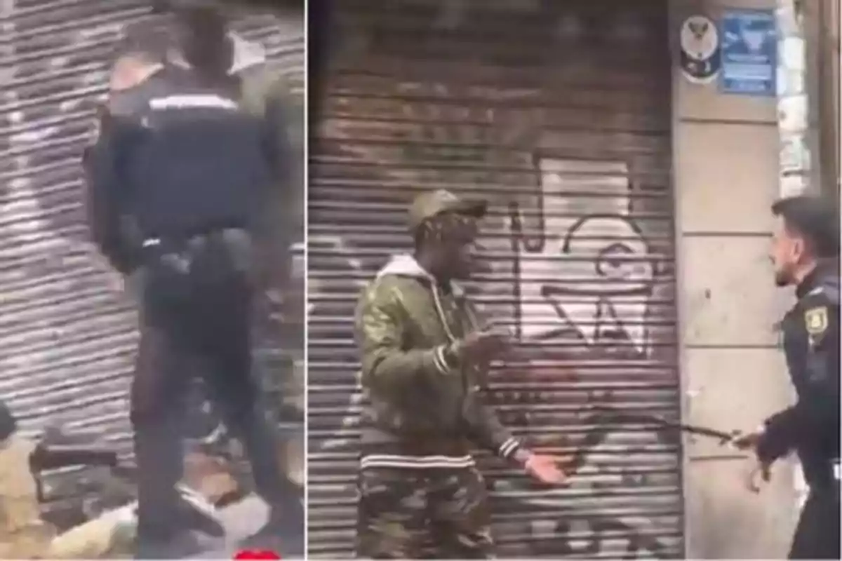vídeo de la actuación policial