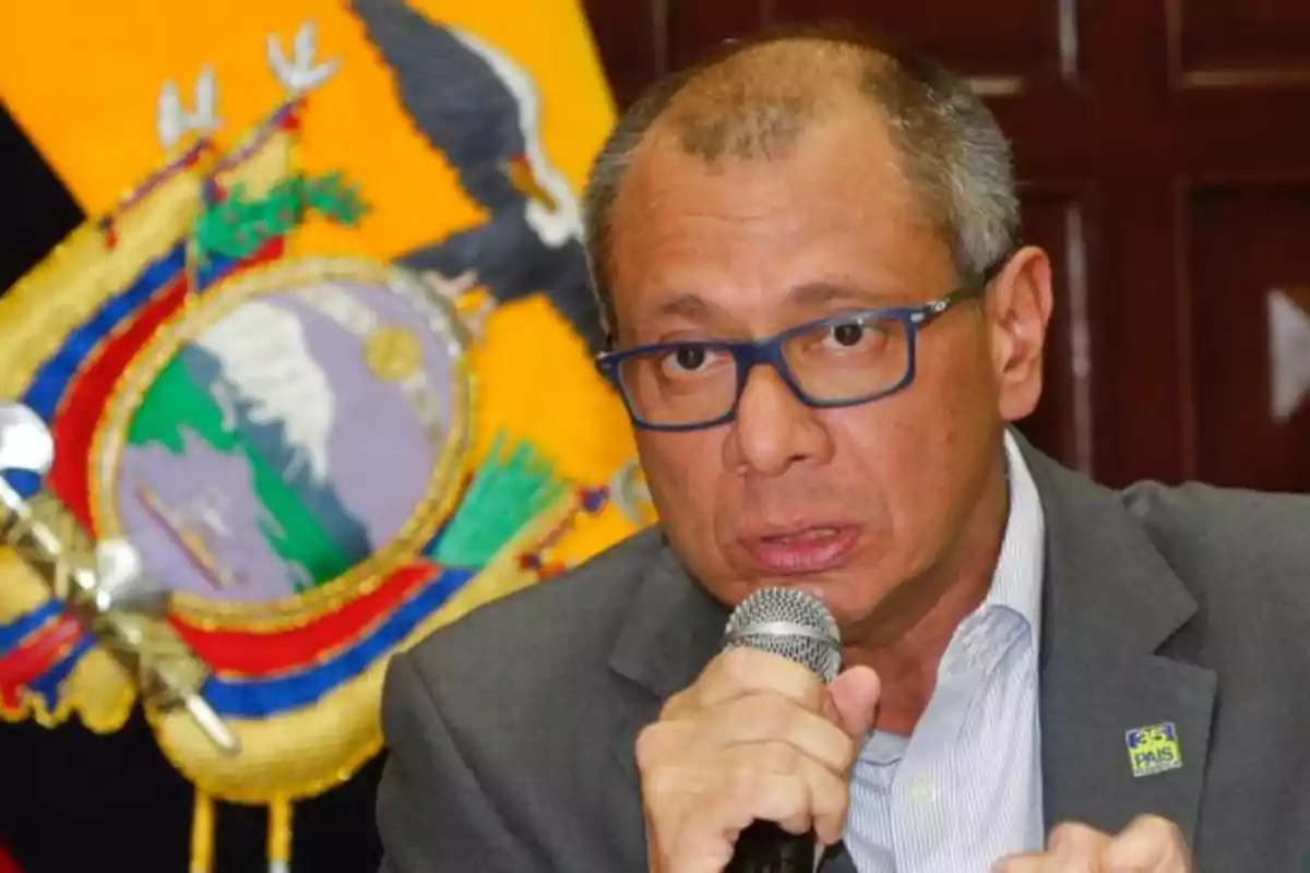 Fotografía del ex vicepresidente de Ecuador, Jorge Glas
