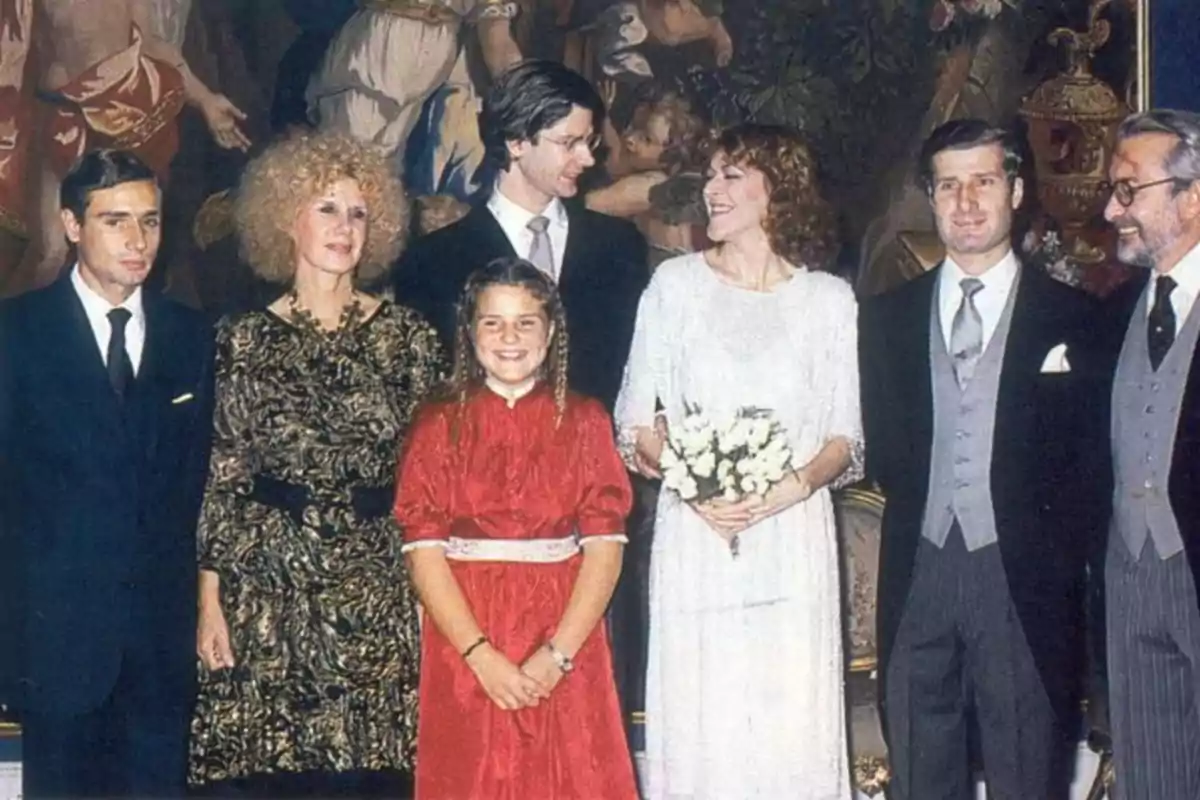 Imagen de la boda de Jacobo Siruela y María Fernández de Castro