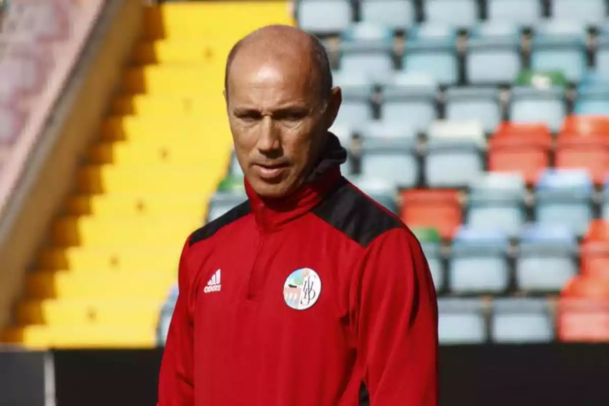 Antonio Calderón Burgos como entrenador del Salamanca C.F. UDS