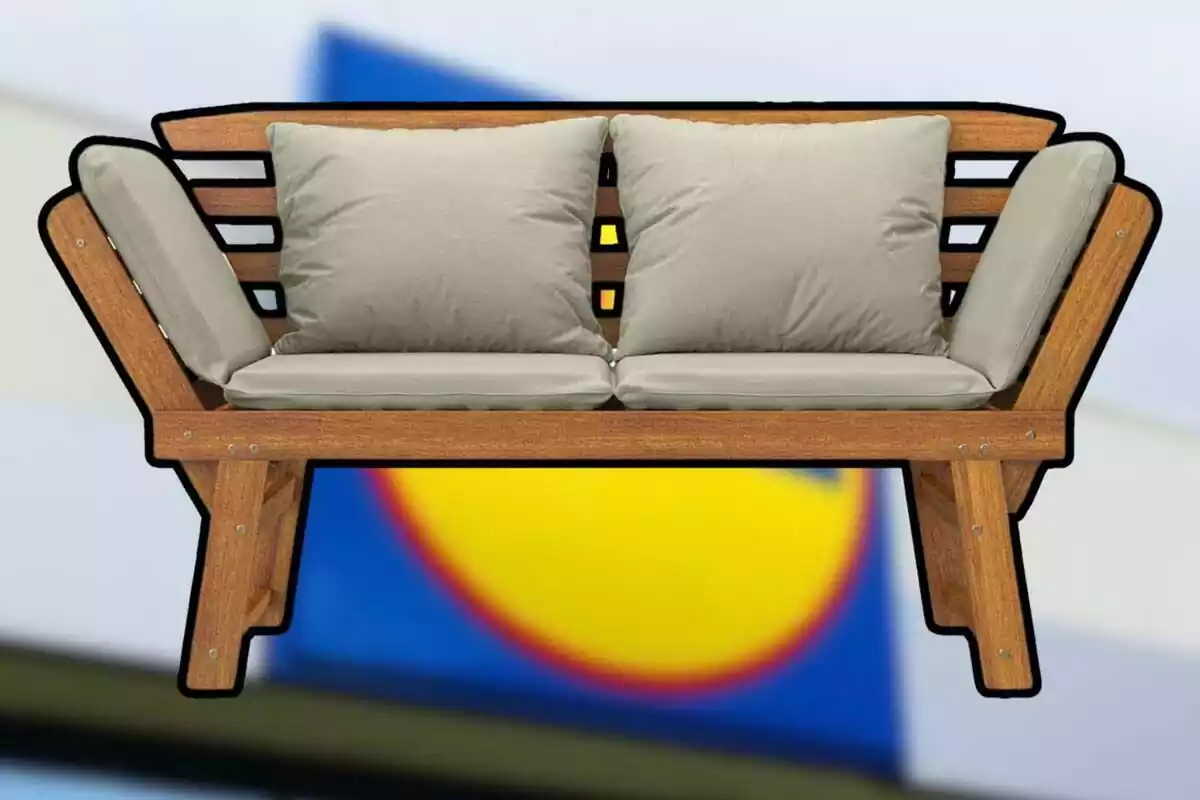 Banco de madera de acacia de Lidl Banco de madera de acacia de Lidl