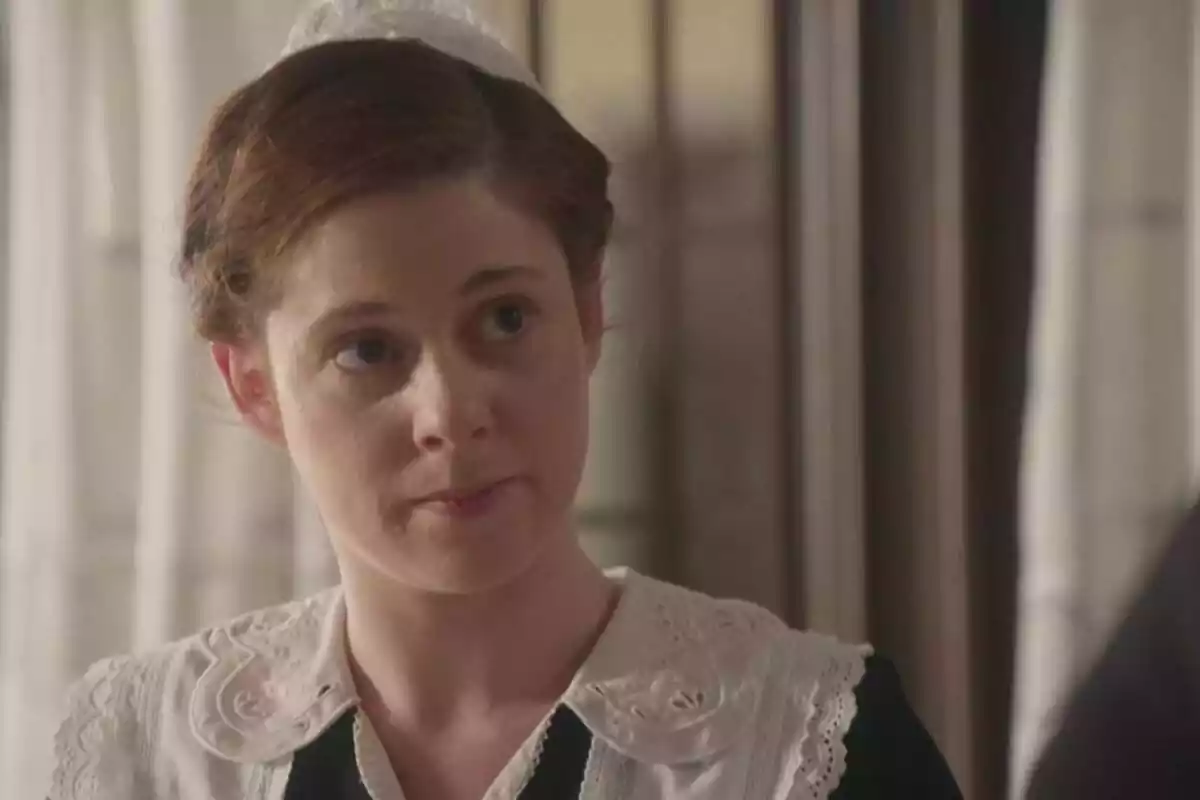 Captura de María Fernández en 'La Promesa' de RTVE Captura de María Fernández en 'La Promesa' de RTVE