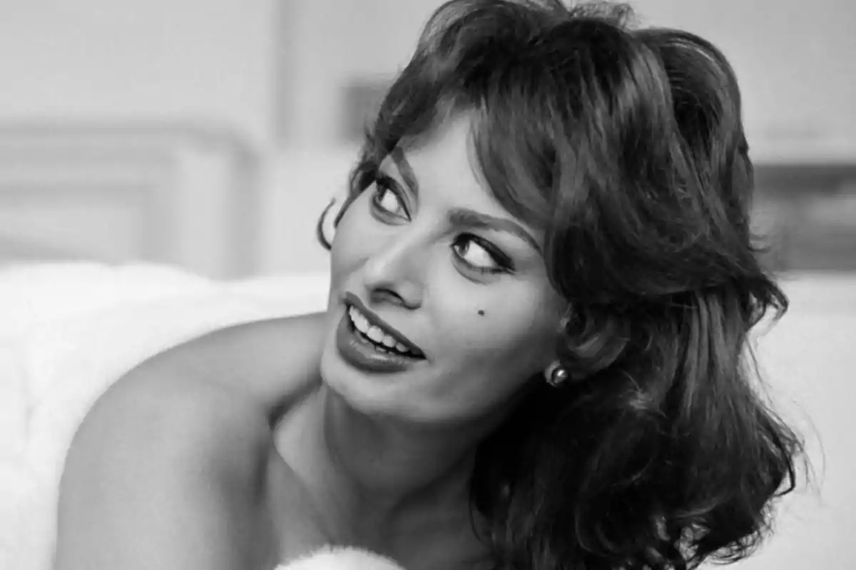 La actriz Sophia Loren.