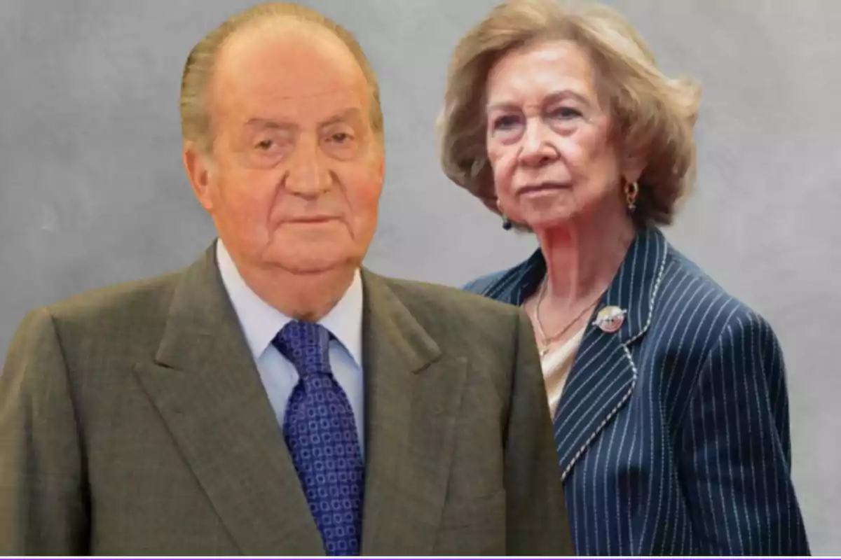 Juan Carlos I y la reina Sofía.