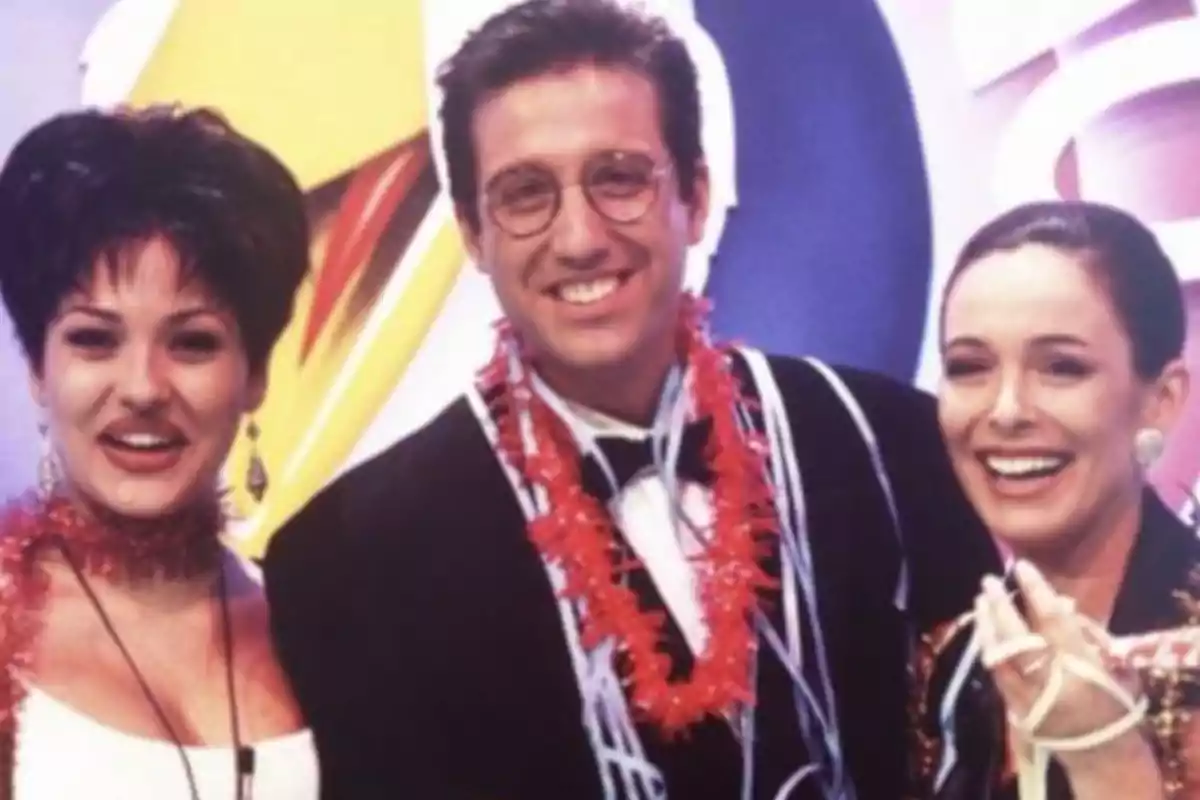 Patricia Pérez, Emilio Aragon y Lydia Bosch en 'El Gran Juego de la Oca'.