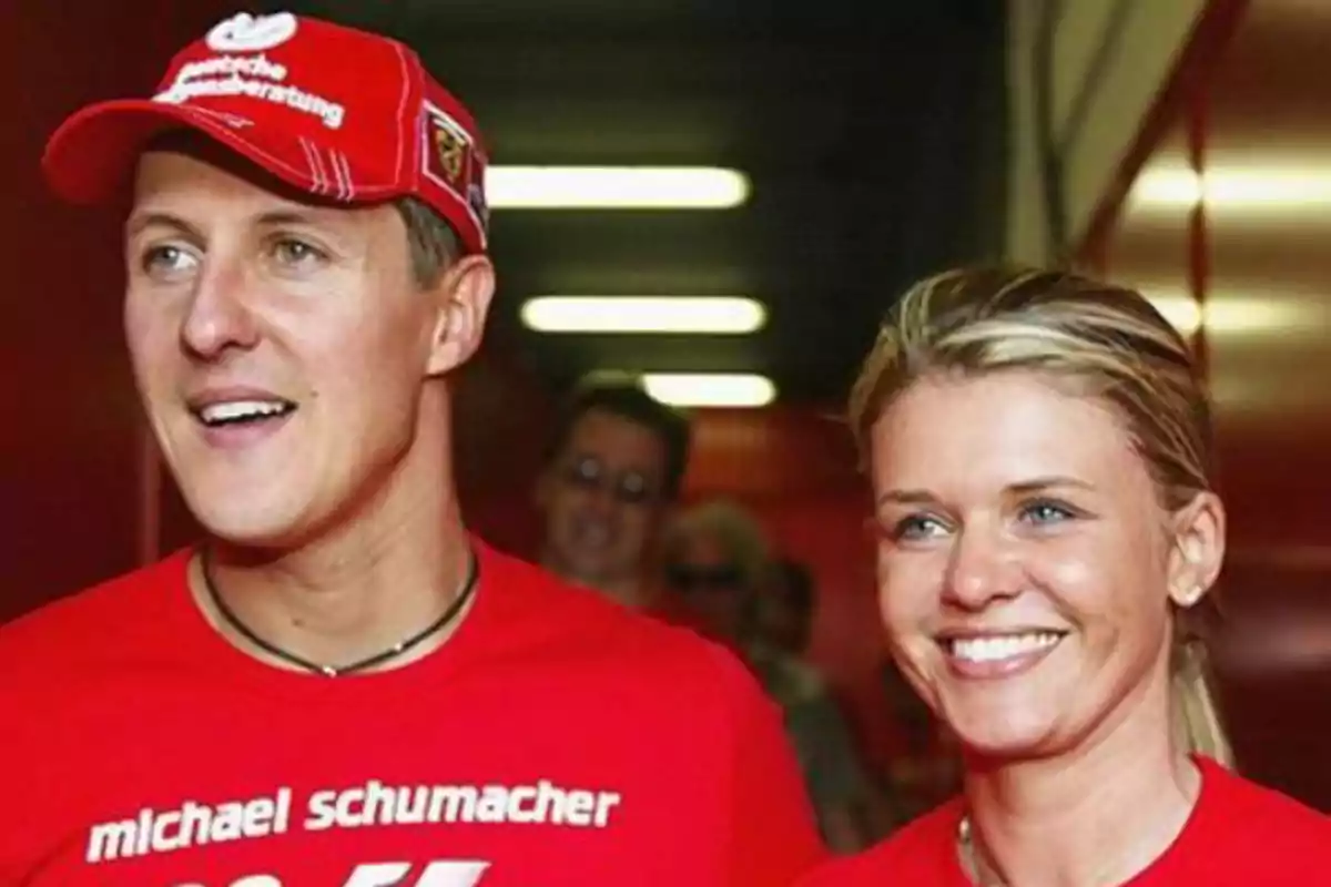 Michael y Corinna Schumacher.