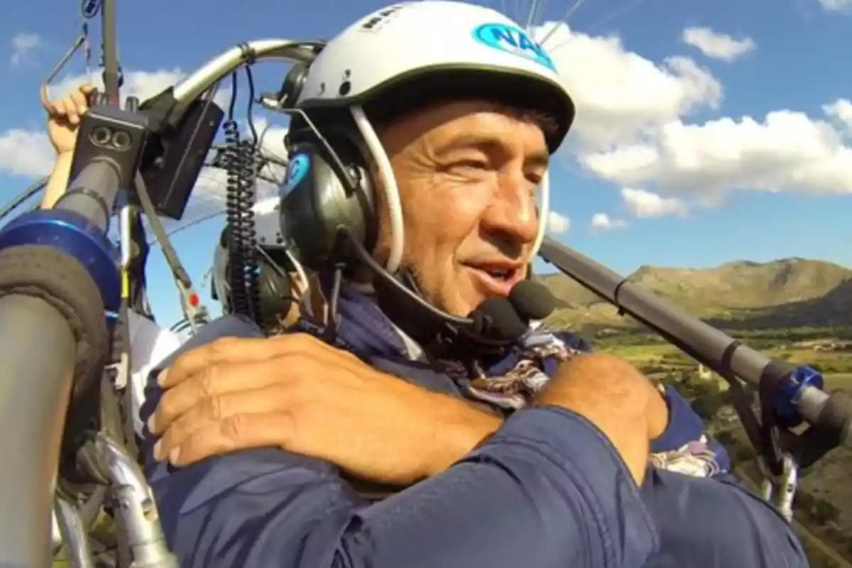 El actor Francis Lorenzo en uno de los programas de 'España a ras del cielo'.