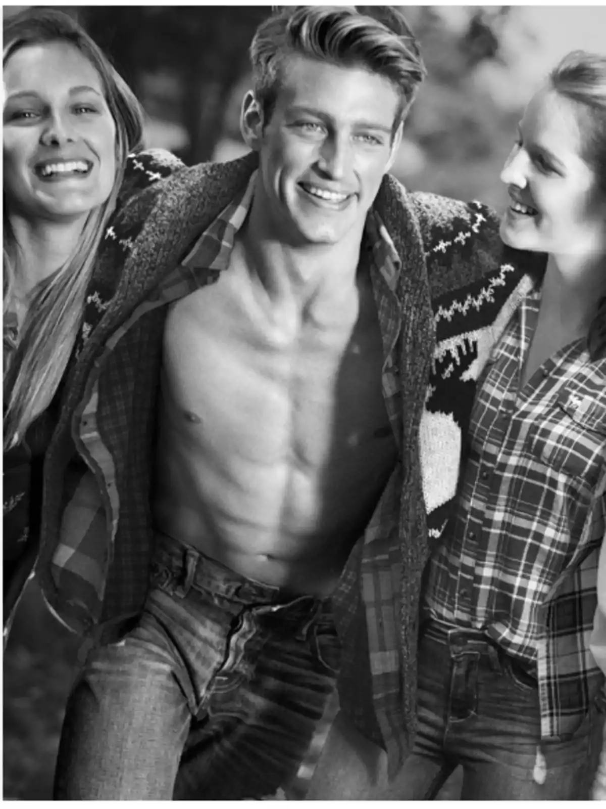 Imagen de una de las campañas de Abercrombie&Fitch.