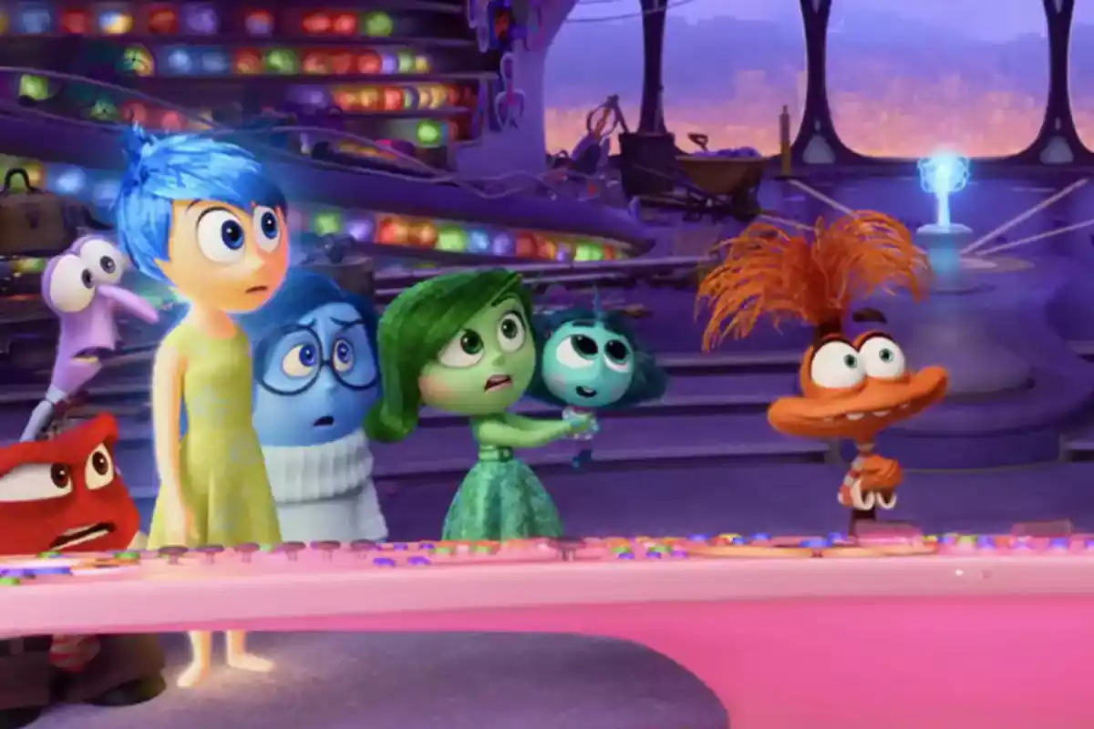 Personajes de las películas de Pixar 'Del revés 2'.