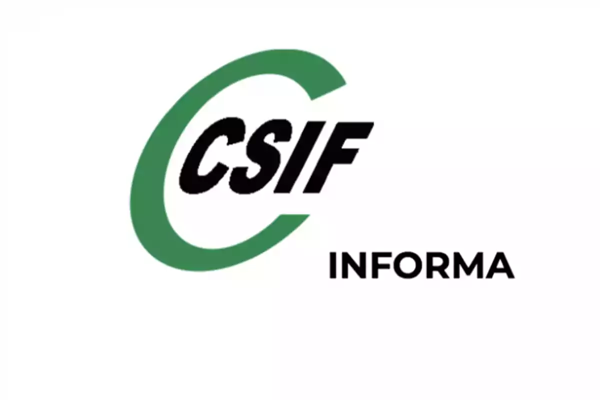 Logotipo de CSIF con la palabra 
