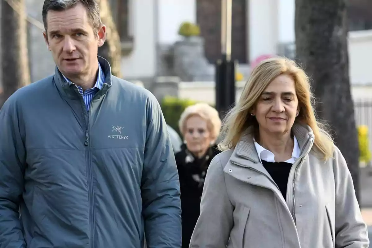 La infanta Cristina junto a Iñaki Urdangarin