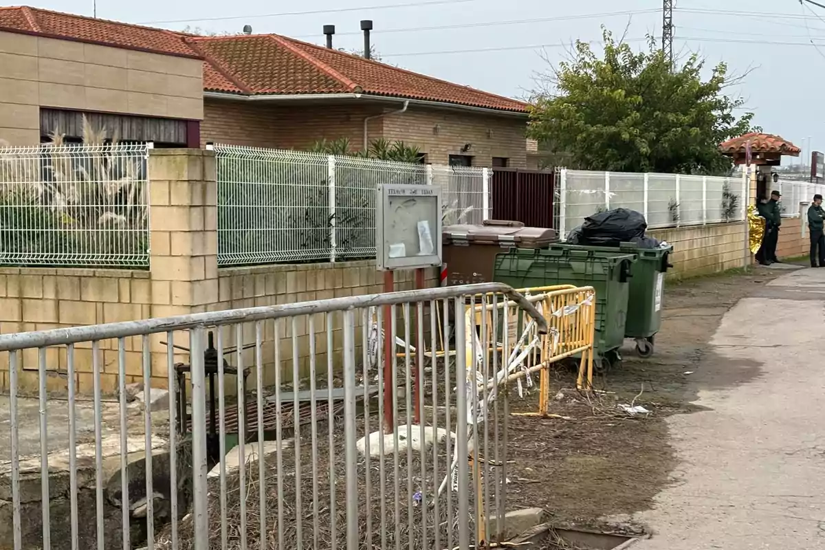 La residencia de mayores Jardines de Villafranca tras un incendio que ha provocado hasta diez muertes, en la residencia de mayores Jardines de Villafranca, a 15 de noviembre de 2024, en Villafranca de Ebro, Zaragoza (España).