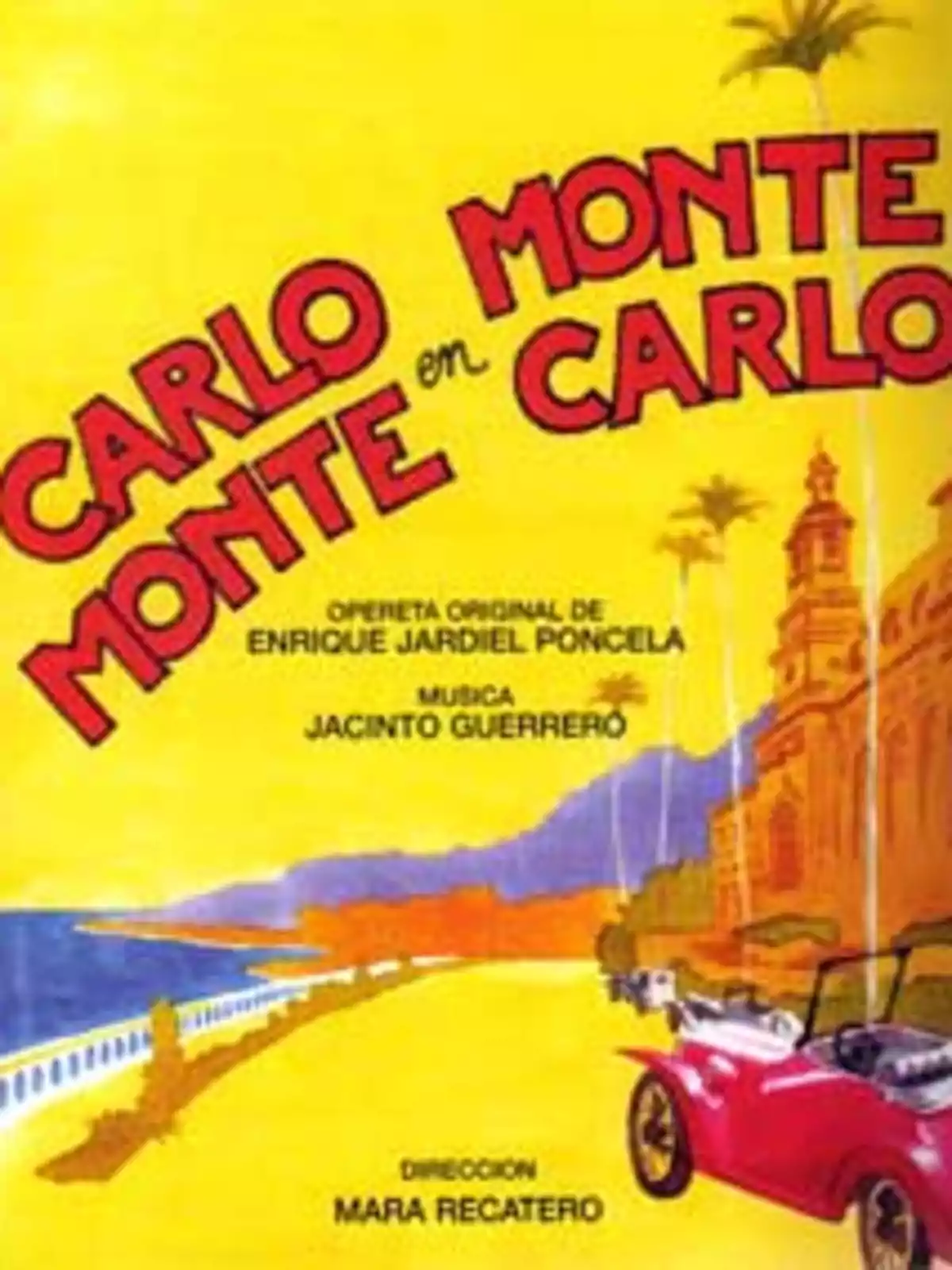 Cartel amarillo de la opereta Cartel amarillo de la opereta