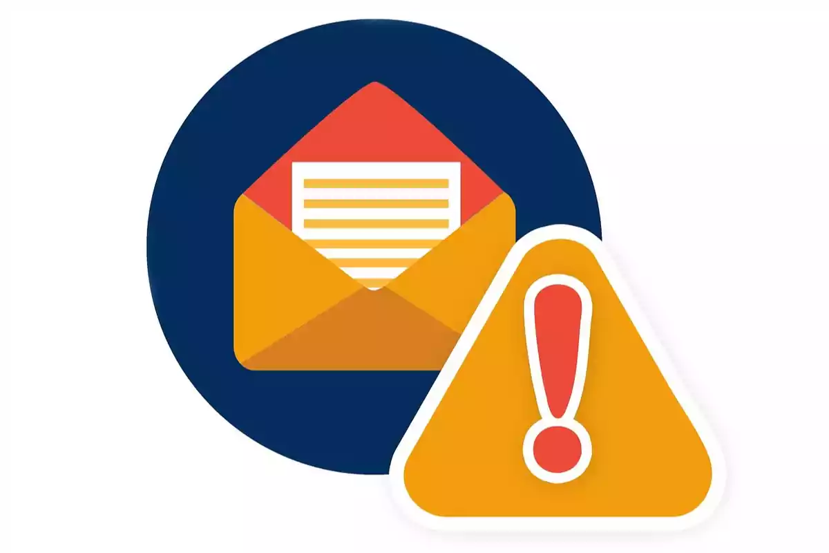 El usuario debe marcar el correo como 'spam' y eliminar de la bandeja de entrada.