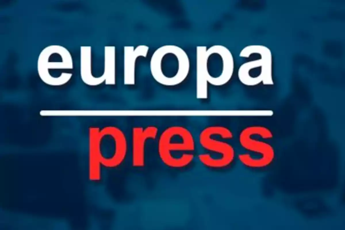Logo de Europa Press con fondo azul y letras blancas y rojas Logo de Europa Press con fondo azul y letras blancas y rojas