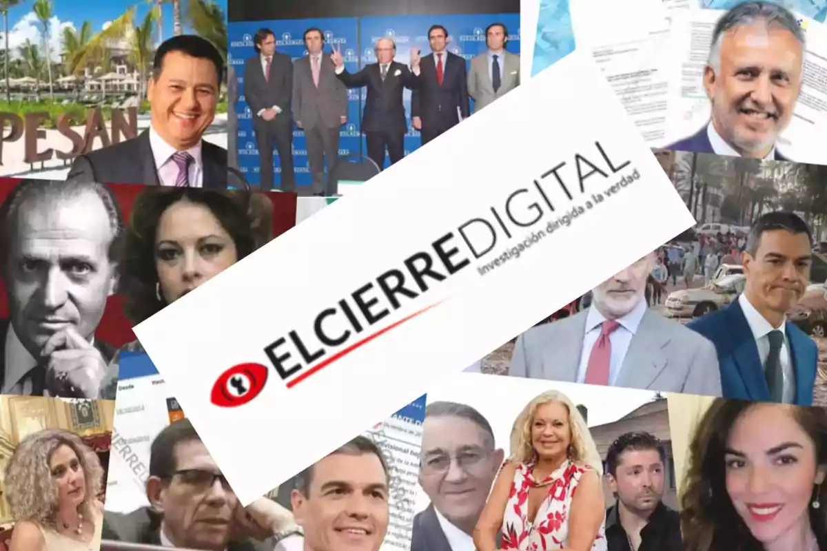 Un collage de varias personas y el logotipo de "El Cierre Digital".