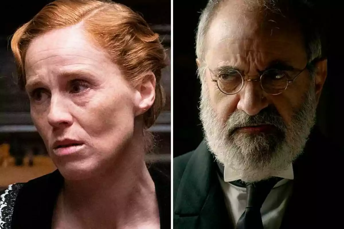 Pía y Rómulo en una imagen dividida, una mujer con cabello recogido a la izquierda y un hombre con barba y gafas a la derecha, ambos con expresiones serias. Pía y Rómulo en una imagen dividida, una mujer con cabello recogido a la izquierda y un hombre con barba y gafas a la derecha, ambos con expresiones serias.