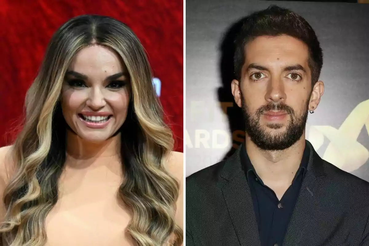 Melody sonríe frente a un fondo rojo mientras David Broncano mira a la cámara con expresión seria frente a un fondo oscuro Melody sonríe frente a un fondo rojo mientras David Broncano mira a la cámara con expresión seria frente a un fondo oscuro