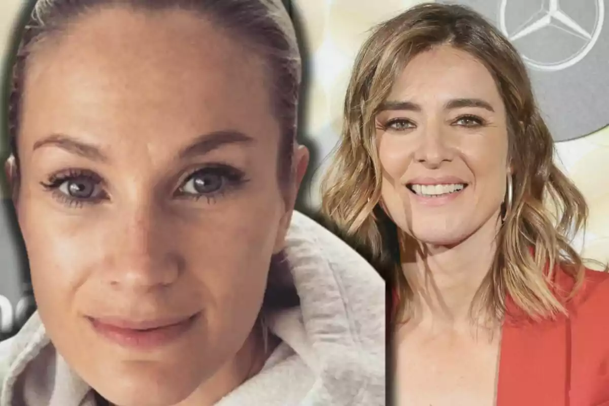 Pascalle Paerel y Sandra Barneda sonrientes en un montaje fotográfico, una con cabello recogido y otra con cabello suelto y ondulado.