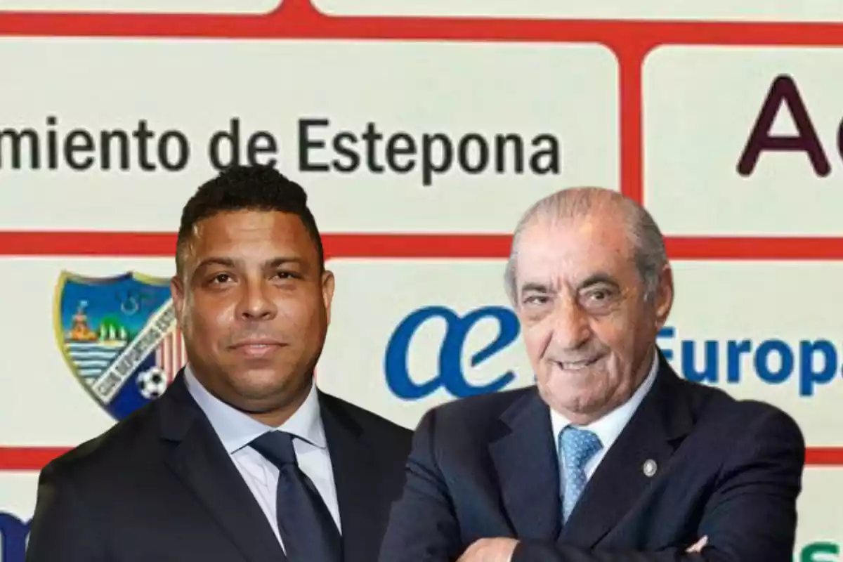 Ronaldo Nazario y Juan José Hidalgo