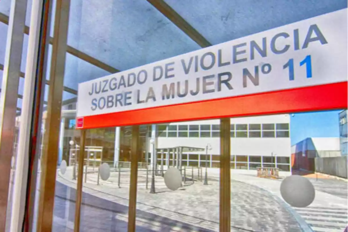 Entrada del Juzgado de Violencia sobre la Mujer Nº 11.