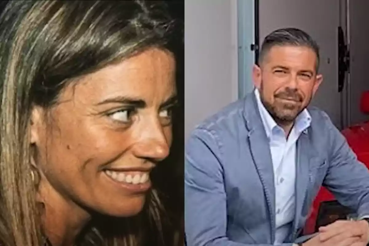 Dos personas sonrientes, una mujer a la izquierda y un hombre a la derecha, en un collage de fotos. Dos personas sonrientes, una mujer a la izquierda y un hombre a la derecha, en un collage de fotos.
