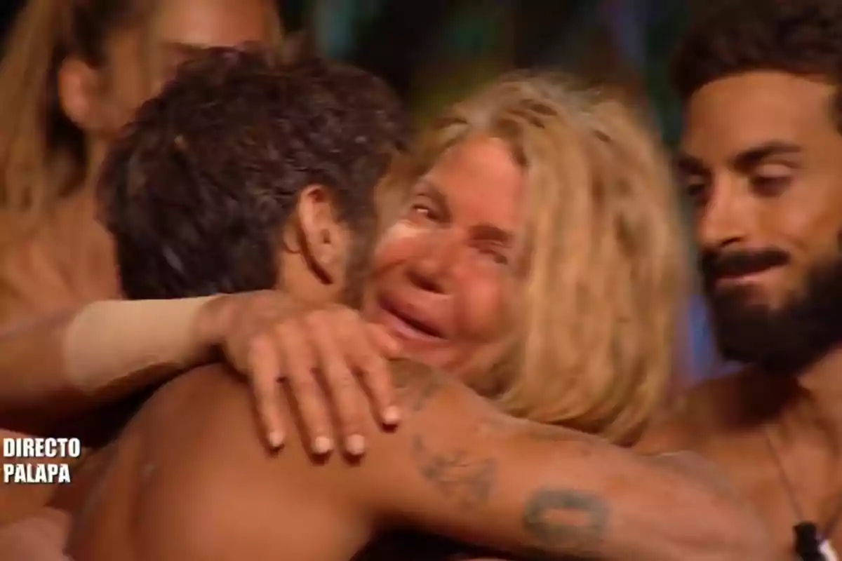 Makoke emocionada en 'Supervivientes' Makoke emocionada en 'Supervivientes'