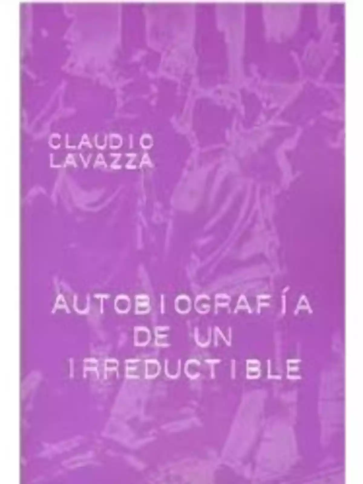 Portada de un libro con fondo morado y texto en blanco que dice Portada de un libro con fondo morado y texto en blanco que dice