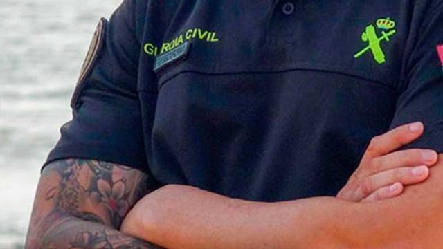Tatuaje en un Guardia Civil