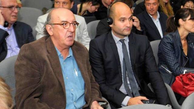 Jaume Roures (izda.) junto a Pere Guardiola (dhca.)