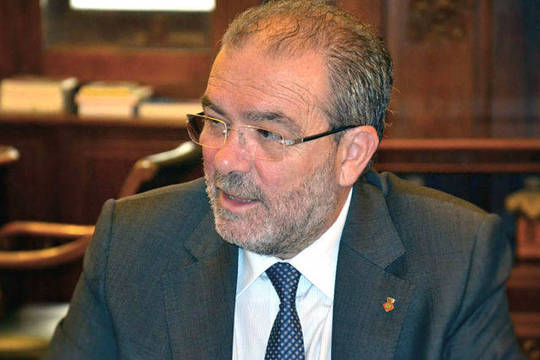 El presidente de la diputación de Lérida, Joan Reñé