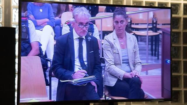 Fernando Blanco y Margarita Garau durante el juicio celebrado este martes