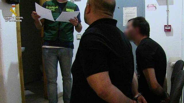 Dos de los presuntos narcos detenidos / Guardia Civil