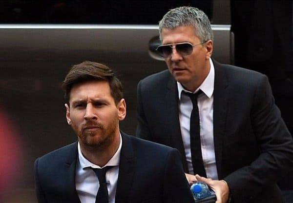 Leo Messi y su padre Jorge