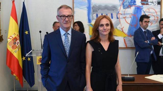 Toma de posesión de Beatriz Navas, en presencia del ministro de Cultura, José Guirao.