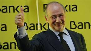 Rodrigo Rato cuando era presidente de Bankia.