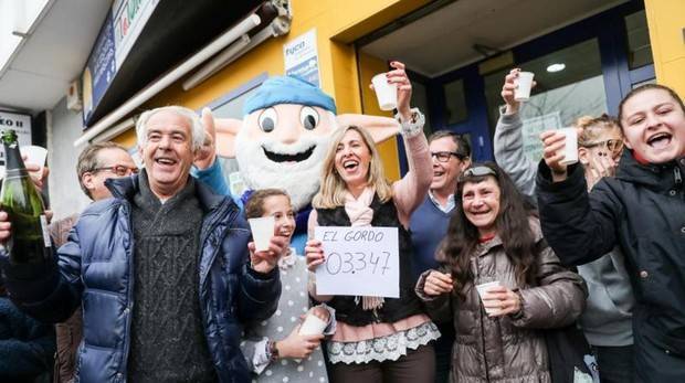 Ganadores del primer premio de Lotería de este año (Europa Press)