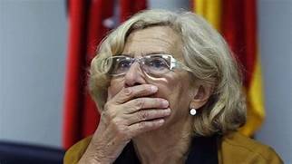 La alcaldesa de Madrid, Manuela carmena.