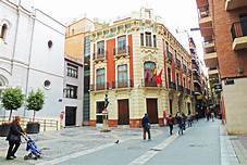 La calle Poeta Sánchez Madrigal de Murcia.