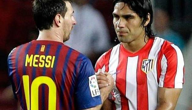 Messi y Falcao