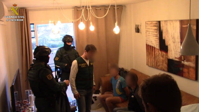 La Guardia Civil arresta a los miembros de los Marranello