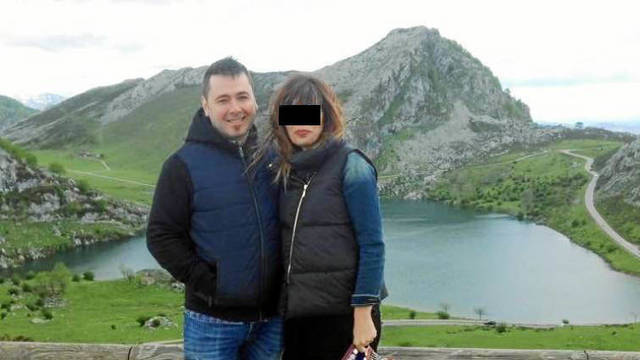 Pedro Nieva y su esposa Katia en una fotografía mostrada en redes sociales.