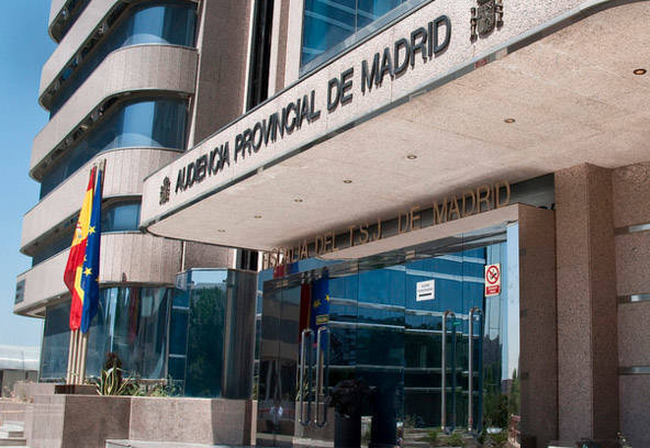 La Audiencia Provincial de Madrid, donde tendrá lugar el juicio.