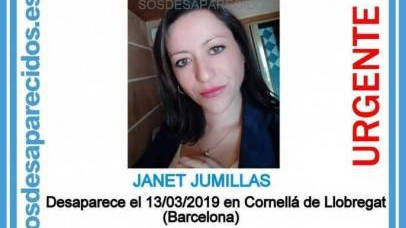 Janet Jumillas Peña, desaparecida en Cornellá el 13 de marzo.