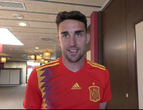 Jaime Mata con la Selección Española