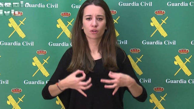 La Guardia Civil facilitará el acceso a la lengua de signos.